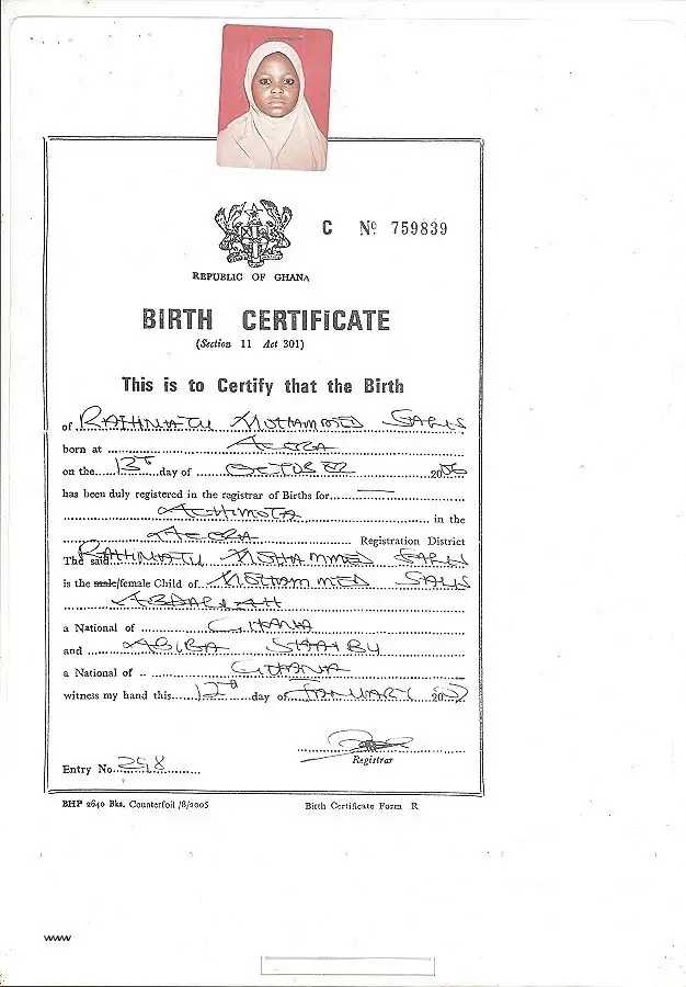 How To Apply For Ghana Biometric Birth Certificate Online